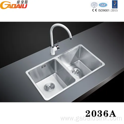 Reliable SUS 304 Stainless Radius 25 Kitchen Sink